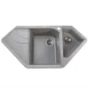 Гранітна мийка Globus Lux GARDA 1000x500-А0005, сiрий камiнь- Фото 1